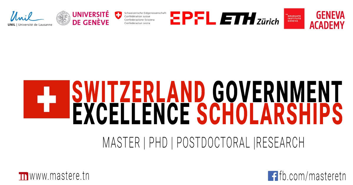 Swiss Government Excellence Scholarships 2023-2024