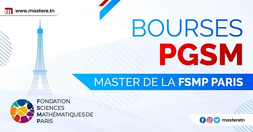 Bourses d'études Master PGSM de la FSMP Paris France