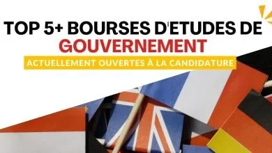 TOP 5+ BOURSES GOUVERNEMENTALES ACTUELLEMENT OUVERTES AUX CANDIDATURES