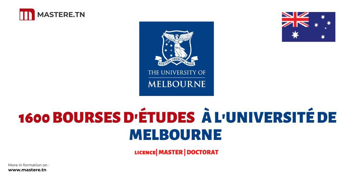 1600 Bourses d'études à l'Université de Melbourne 20242025