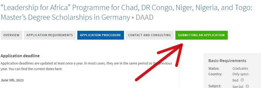 Comment déposer sa candidature sur le portail DAAD