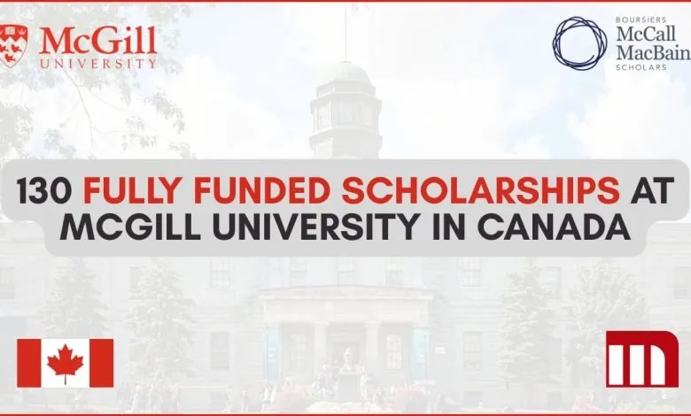 McCall MacBain Scholarship at McGill University