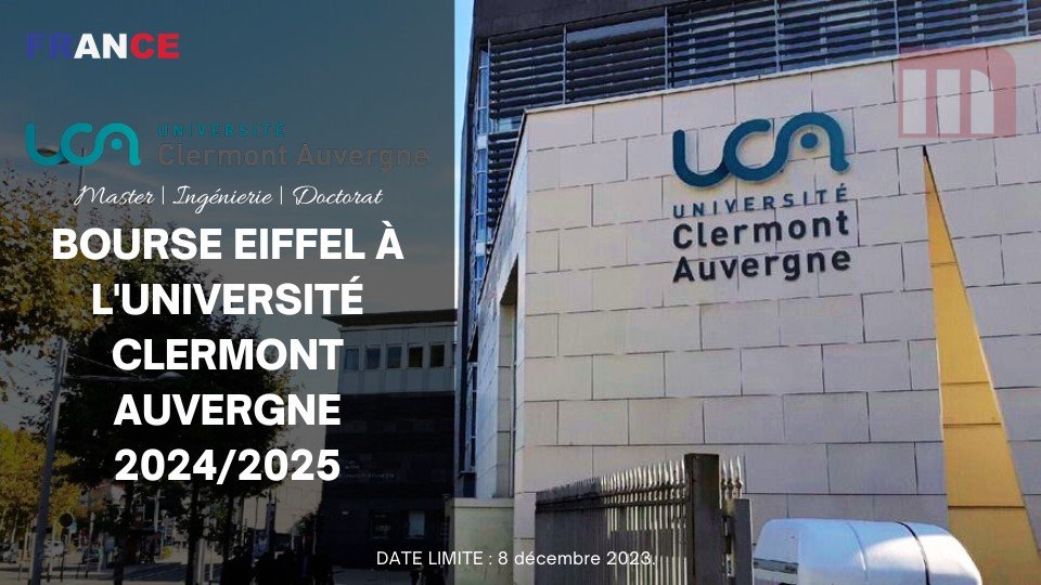 Modèle Thèse Université Clermont Auvergne Page De Garde Bourse Eiffel à l'Université Clermont Auvergne 2024/2025