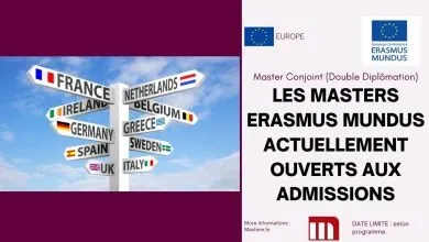Les Masters Erasmus Mundus Actuellement Ouverts aux Admissions