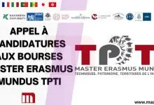 Appel à Candidatures aux Bourses Master Erasmus Mundus TPTI