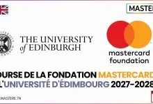 Bourse de la Fondation Mastercard à l'Université d'Édimbourg 2027