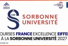 Bourses d'Excellence Eiffel à la Sorbonne Université 2027