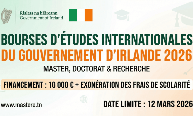 Bourses d'Études GOI-IES du Gouvernement Irlandais 20262027