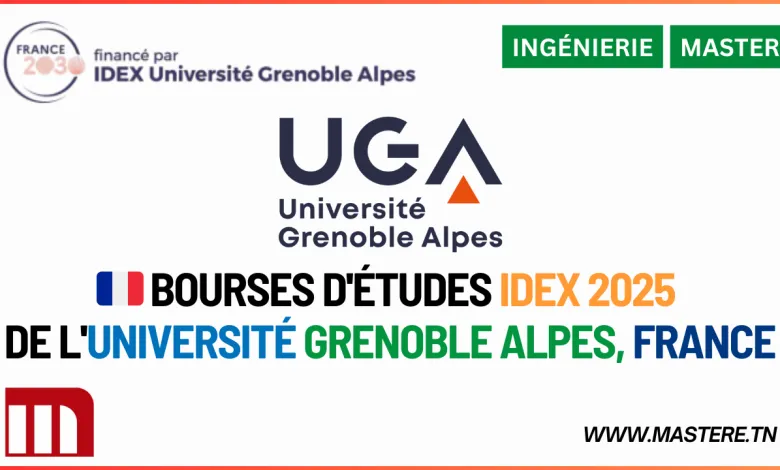 Bourse de Master IDEX Université Grenoble Alpes 2025