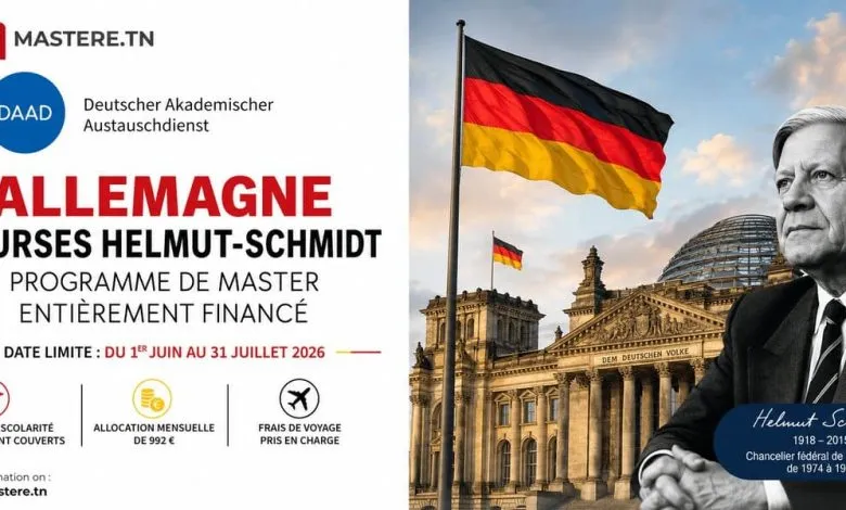 Bourses DAAD Helmut Schmidt 2027 Pour Étudier en Allemagne