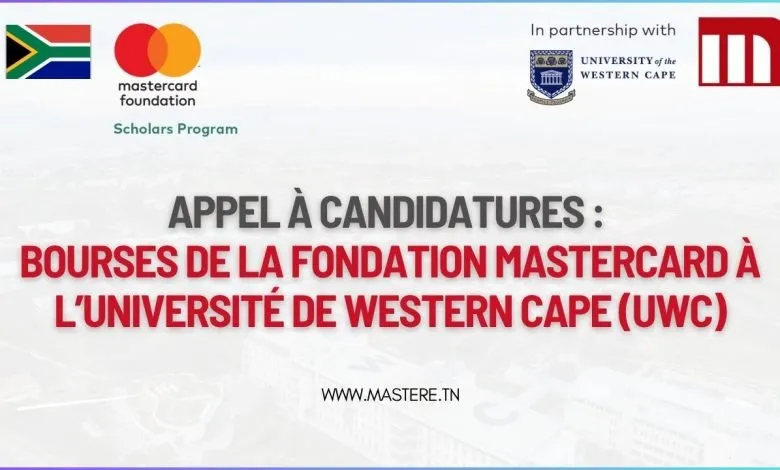 Bourses de la Fondation Mastercard à l’Université de Western Cape