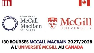 Bourses McCall MacBain 2027 à l’Université McGill au Canada