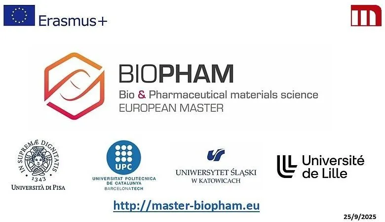 Bourses d'études Erasmus Mundus BIOPHAM 20262028