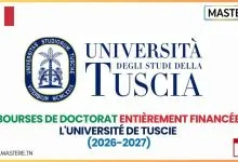 87 Bourses de Doctorat Entièrement Financées à l'Université de Tuscie, Italie (2026-2027)