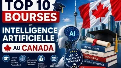 Top 10 Bourses en Intelligence Artificielle au Canada