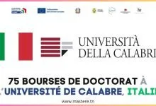 75 bourses de doctorat à l’Université de Calabre, en Italie