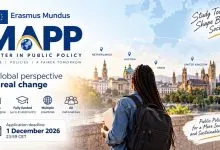 Bourses Erasmus Mundus MAPP 2027