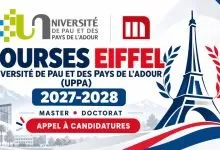 Bourses Eiffel à Université de Pau et des Pays de l'Adour 2027