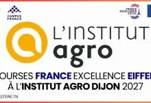 Bourses Excellence Eiffel à l’Institut Agro Dijon, 2027